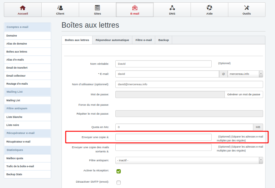 EnvoyerUneCOpie EnvoyerUneCOpie